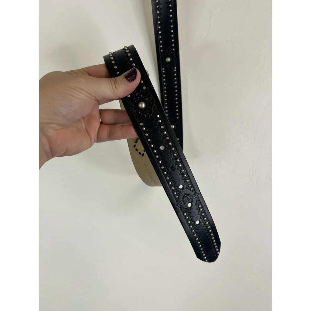 N/A leather studded
